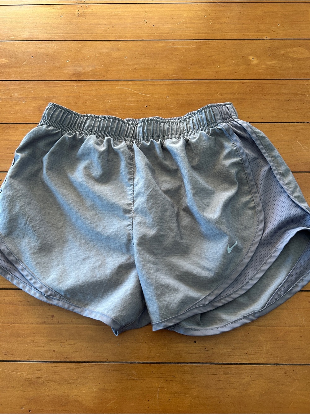 Nike Women’s Grey Dri-FIT Athletic Running Shorts – Size Small